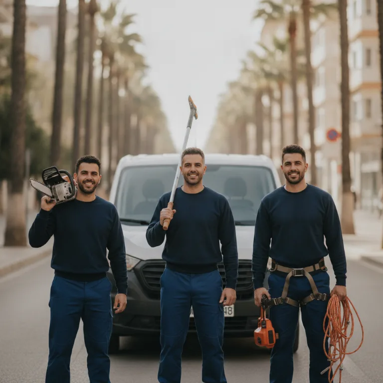Tala de Árboles equipo en La Orotava